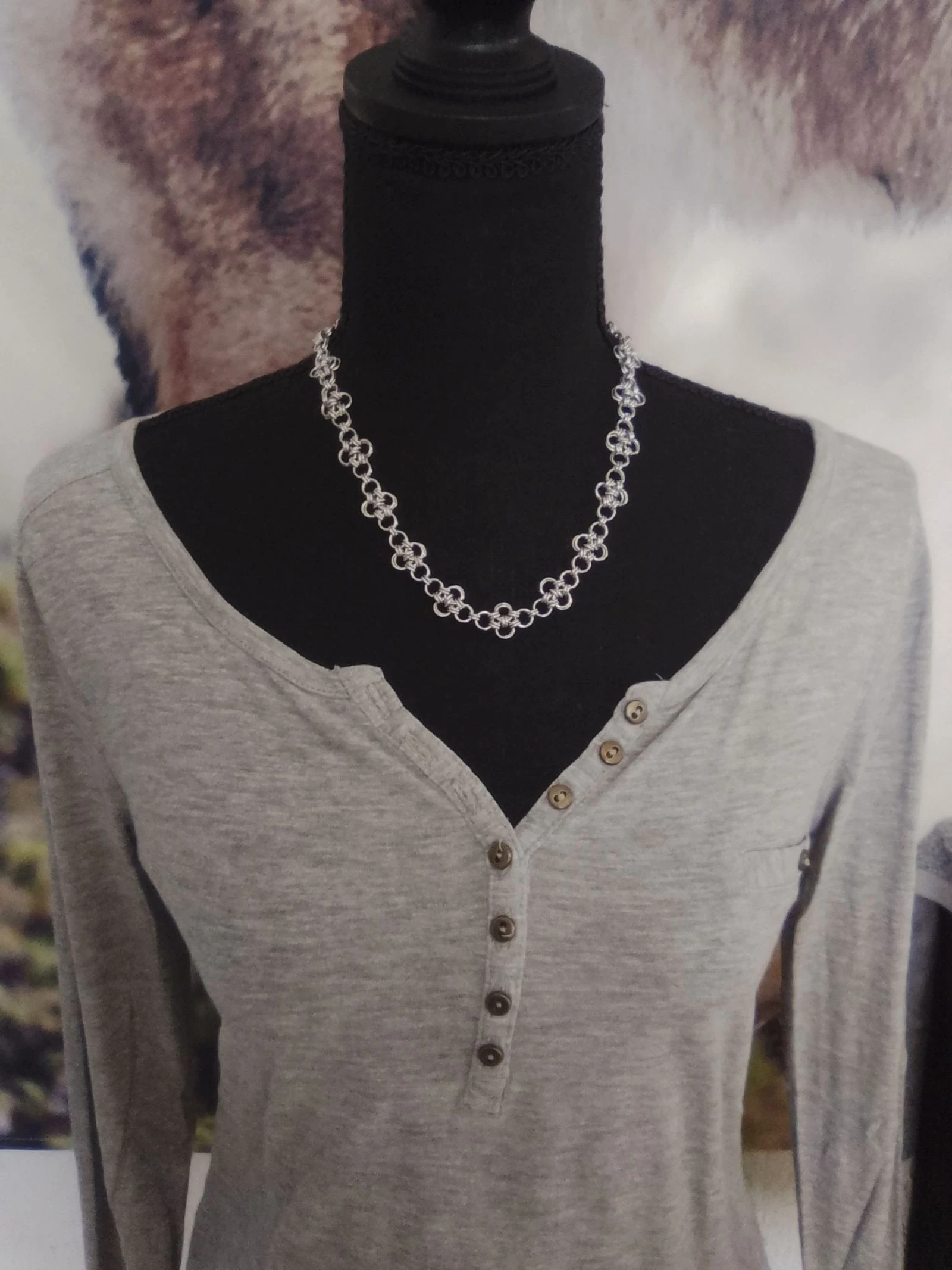 Collar unisexe de cadena japonesa – photo 2